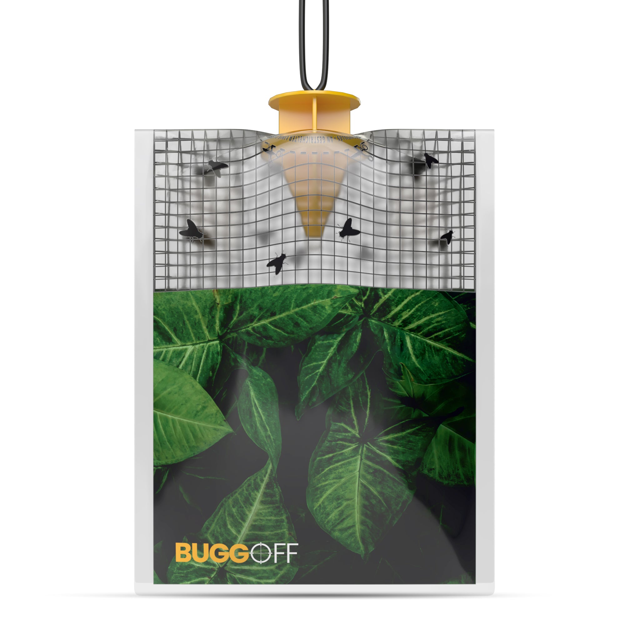 Outdoor Disposable Hanging Fly Traps with Natural Pre-Bait, 10,000 FLIES!